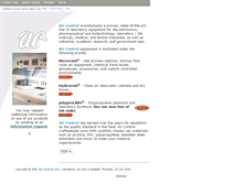 Tablet Screenshot of aircontrol-inc.com